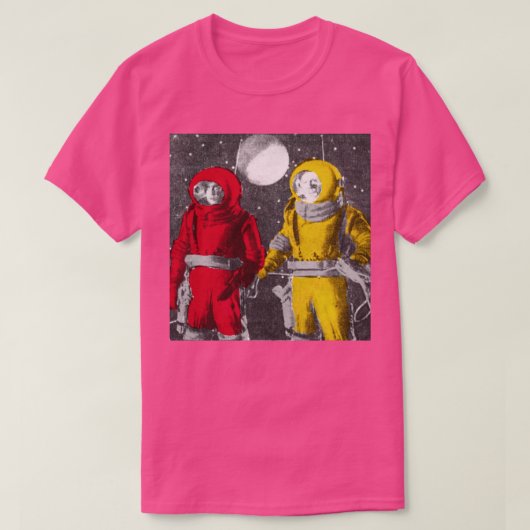 Cool weirdo astronauten retro esthetiek t-shirt (Design voorkant)