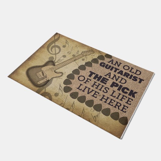 Cool Welcome Mat, Electric Guitar Mat (Schuin)