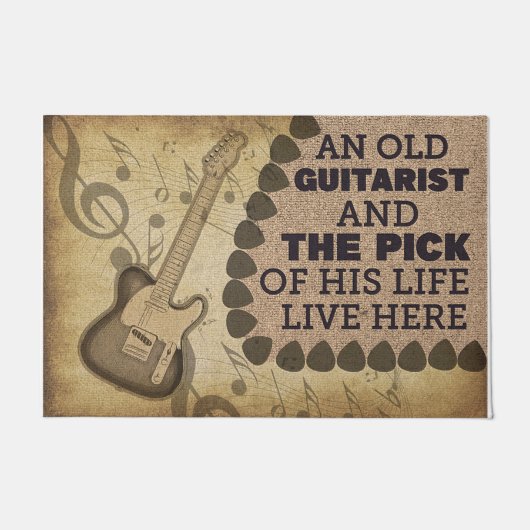 Cool Welcome Mat, Electric Guitar Mat (Voorkant)