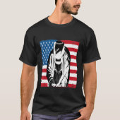 Cool Welder USA Patriottische Amerikaanse Vlaglass T-shirt (Voorkant)