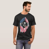 Cool Welder USA Patriottische Amerikaanse Vlaglass T-shirt (Voorkant volledig)