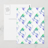 Cool Welpe Briefkaart (Voorkant / Achterkant)