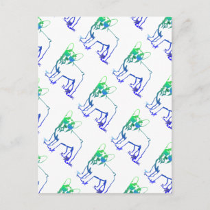 Cool Welpe Briefkaart