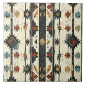 Cool Western Indiaas patroon Tegeltje (Voorkant)