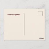 Cool Western kampvuur bericht toevoegen Briefkaart (Achterkant)