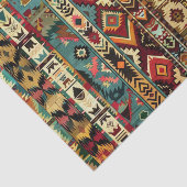 Cool Western lovers patroon Tissuepapier (Detail)