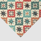 Cool Western lovers patroon Tissuepapier (Detail)