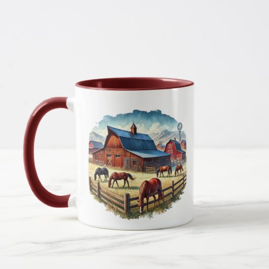 Cool Western Rach toevoegen monogram Mok (Links)