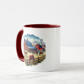 Cool Western Rach toevoegen monogram Mok (Voorkant links)