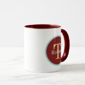 Cool Western Rach toevoegen monogram Mok (Voorkant rechts)