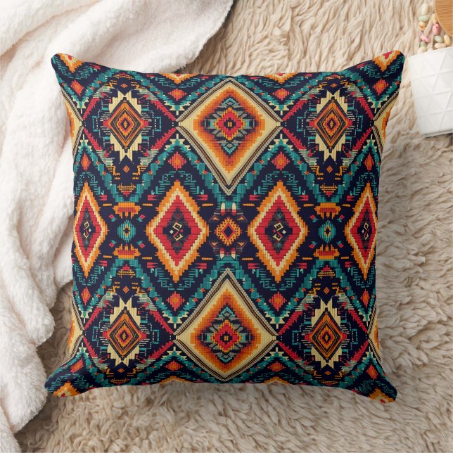 Cool Westerne faux knit Aztec Kussen (Deken)