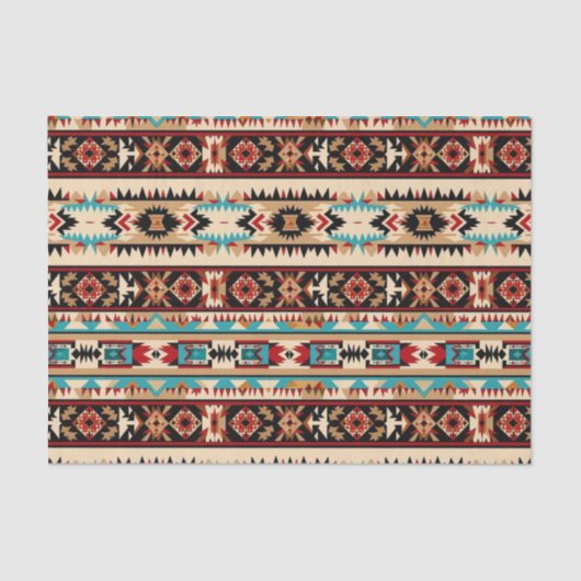 Cool Westerne liefhebbers patroon decoupage Tissuepapier (Voorkant)