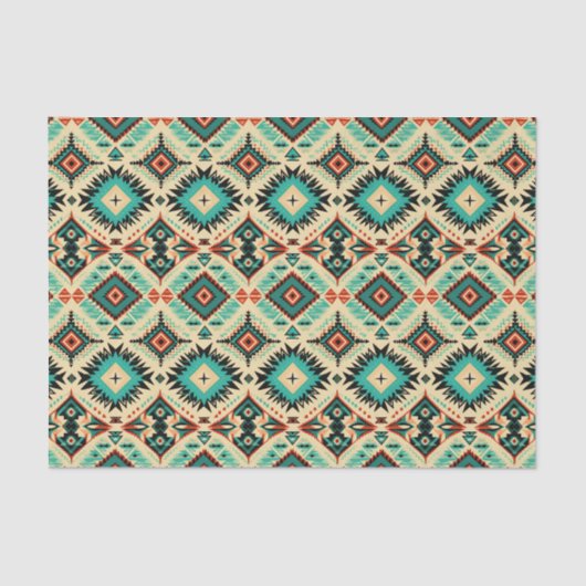 Cool Westerne liefhebbers patroon Tissue Paper Tissuepapier (Voorkant)