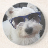 Cool Westie Onderzetter (Voorkant)