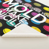 Cool Wetenschap Modern Grappige Spreuk Sherpa Deken (3/4)