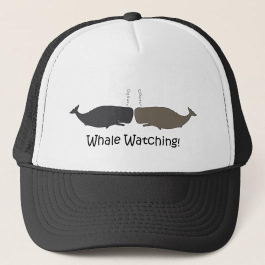 Cool Whale Watching Trucker Pet (Voorkant)