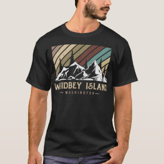 Cool Whidbey Island skiën snowboarden T-shirt