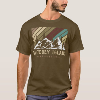 Cool  Whidbey Island Skiing Snowboarding L T-shirt