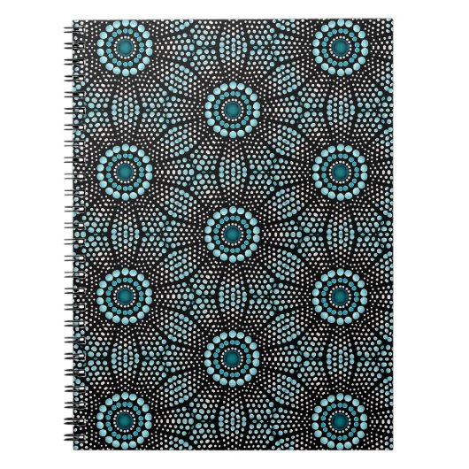 Cool Whimsical Dot Art Notitieboek (Voorkant)