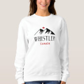 Cool Whistler Canada Mountains esdoornblad Trui (Voorkant)
