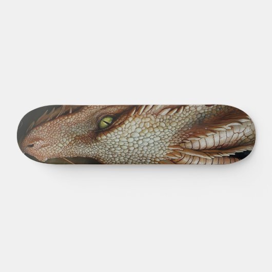 Cool White Dragon Schaats deck Persoonlijk Skateboard (Horizontaal)