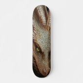 Cool White Dragon Schaats deck Persoonlijk Skateboard (Voorkant)