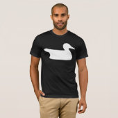 Cool White Duck Decoy T-shirt (Voorkant volledig)