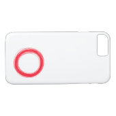 Cool White iPhone Case (Achterkant (Horizontaal))