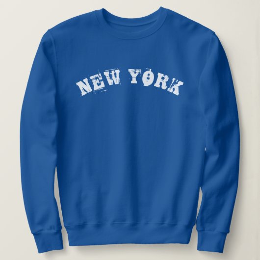 Cool White Letters USA New York Trui (Design voorkant)