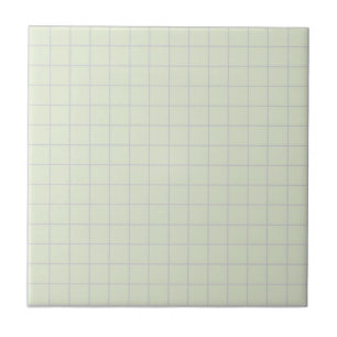 Cool White & Lila geruit patroonretro Tegeltje