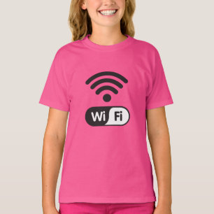 Cool Wi-Fi-signaal Grafisch Internet T-shirt
