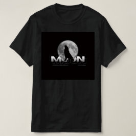 Cool Wild Dieren Natuur Typografie Pastelblauw T-shirt