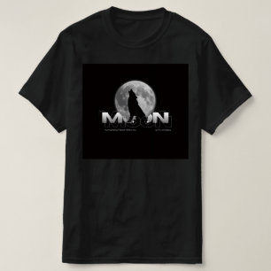 Cool Wild Dieren Natuur Typografie Pastelblauw T-shirt
