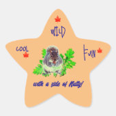 Cool Wild Fun Sticker (Voorkant)