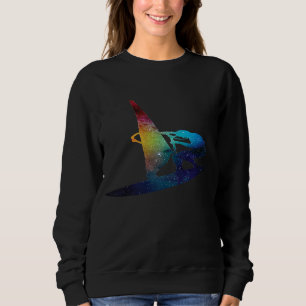 Cool Wind Surfen Kleding in Ruimte Surf Galaxy Pre Trui