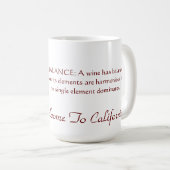 Cool Wine Country Coffee Mok! Koffiemok (Voorkant rechts)