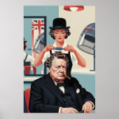 Cool Winston Churchill Poster (Voorkant)