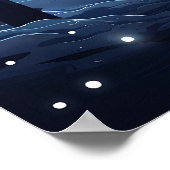 Cool Winter hertenliefhebbers Poster (Hoek)