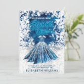 Cool Winter wonderland typografie zoet 16 Kaart (Staand voorkant)