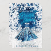 Cool Winter wonderland typografie zoet 16 Kaart (Voorkant / Achterkant)