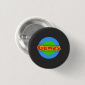 Cool Wiskunde Games T-Shirt Ronde Button 3,2 Cm (Voorkant /achterkant)