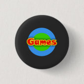 Cool Wiskunde Games T-Shirt Ronde Button 3,2 Cm (Voorkant)