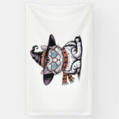 Cool Witch Cat – Schattige Halloween Kat met Heart Spandoek (Verticaal)