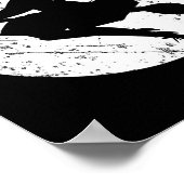 Cool Witch Silhouette Halloween Trick or treat en Poster (Hoek)