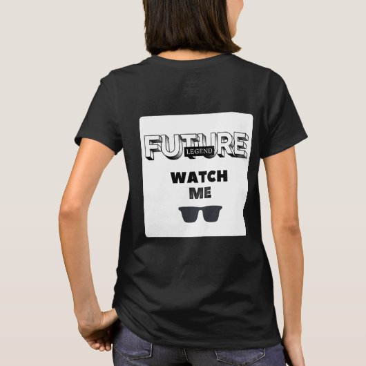 Cool Witty Design Future Legend T-shirt (Achterkant)