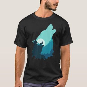 Cool Wolf Arctic Wildlife Tarot T-shirt