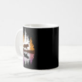 Cool Wolf Art For Men Women Howling Wolf Wolves Lo Koffiemok (Voorkant links)