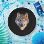 Cool Wolf Head Party aanpassen Papieren Bordje (Feest)