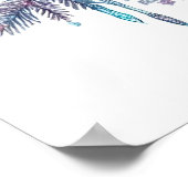 Cool wolf liefhebbers dier poster (Hoek)