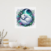 Cool wolf liefhebbers dier poster (Keuken)